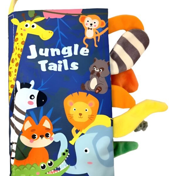 Livre en tissus animaux de la jungle