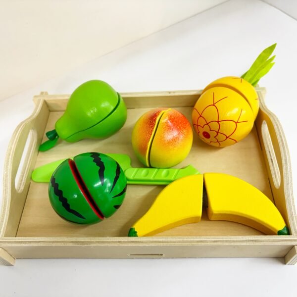 Pack fruits en bois à découper