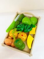 Pack fruits et légumes en bois à découper – Image 2