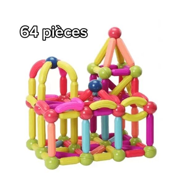 Magnetic sticks 64 pièces