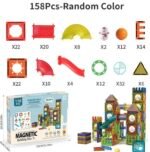 Magnetic tile 158 pieces – Image 2