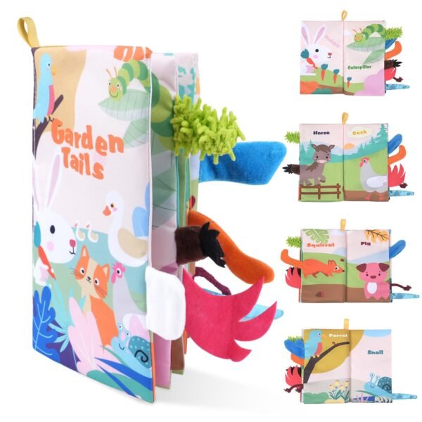 Livre en tissus garden tails