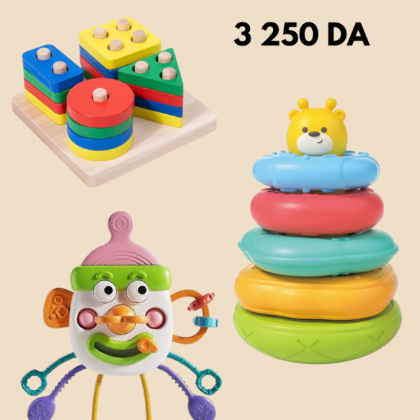 Pack jouets éducatifs et éveil
