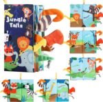 Livre en tissus jungle tails