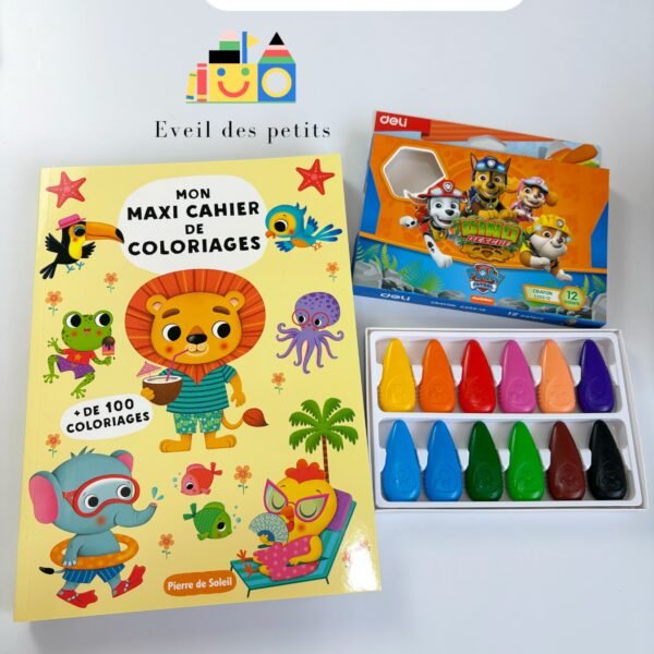 Pack coloriage livre et crayons