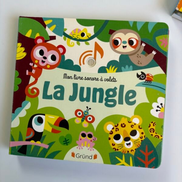 Livre sonore à volet la jungle