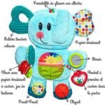 Doudou d’éveil playskool