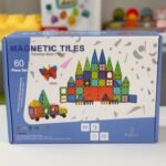 Magnetic tiles 60 piéces carré 7,5cm